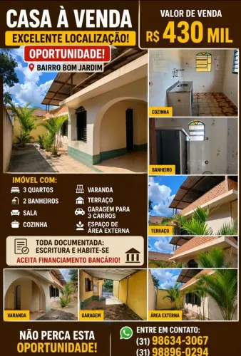 Oportunidade, casa a venda em Rio Acima