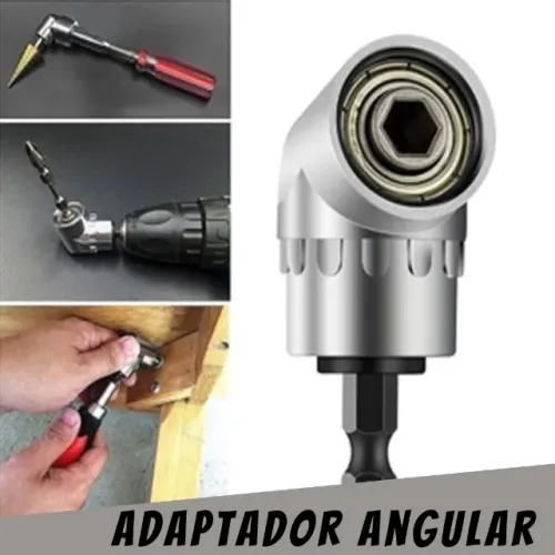 Adaptador Angular Magnético Furadeira Parafusadeira 1/4 Pol 105° Imantado 60mm _ FE148