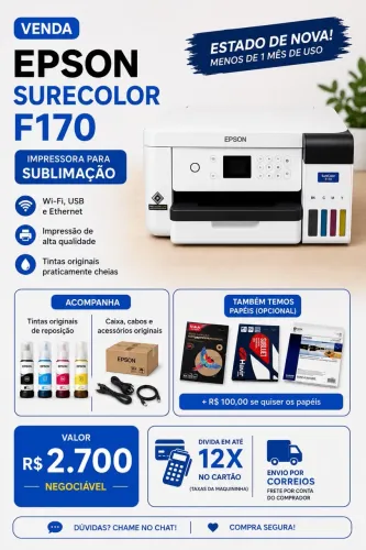 Vende-se Impressora Epson F170