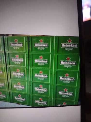 caixas de 600 ml da Haineken