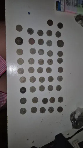 47 Moedas Antigas de 200 Réis - Lote de Coleção - R$ 450