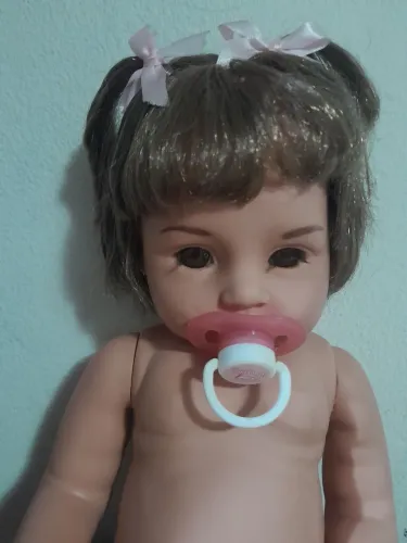 Bebe reborn de vinil siliconado pode dar banho