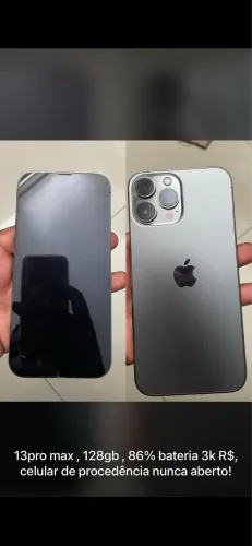 VENDO IPHONE 13promax 128gb cel de procedência