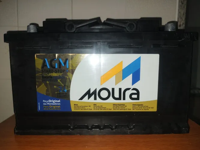 BATERIA MOURA AGM 80 AH START STOP 