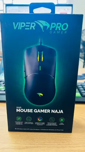 MOUSE GAMER NAJA ULTRA SENSIBILIDADE E PRECISÃO