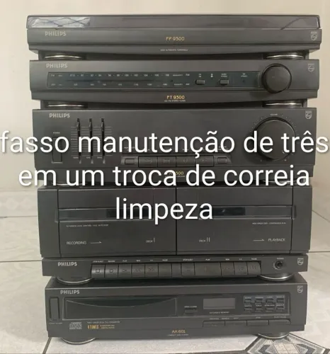 Som 3em1 fasso a manutenção troca de correia limpeza geral