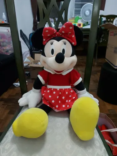 Linda Minnie Pelúcia 50cm Disney.