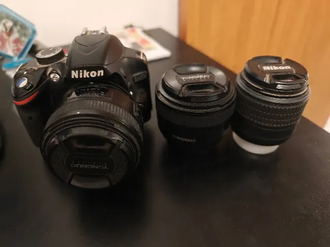 Câmera DSLR Nikon D3200 + Acessórios - Leia o anúncio