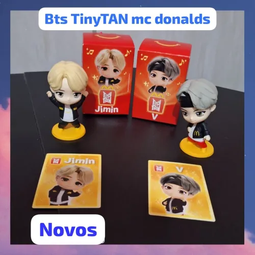BTS TinyTans Edição especial MC Donald's V e Jimin