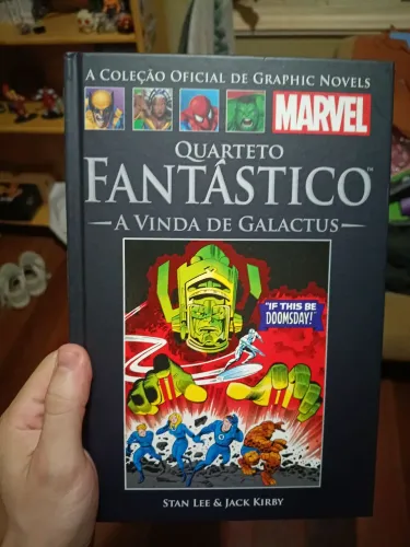 Graphic Novel Quarteto Fantástico A vinda de Galactus