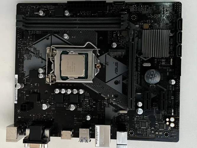 Placa-mãe H310M-E e Processador i3-9100F