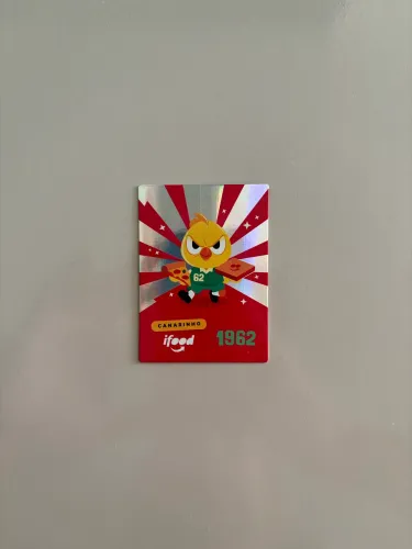 Card Figurinha Canarinho Brasil 1962