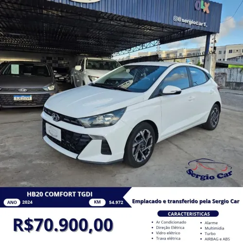 Hyundai HB20 Comfort 1.0 TB Flex 12V MEC 2024