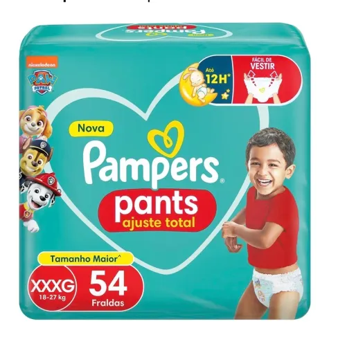 Fralda xxxg Pampers pants