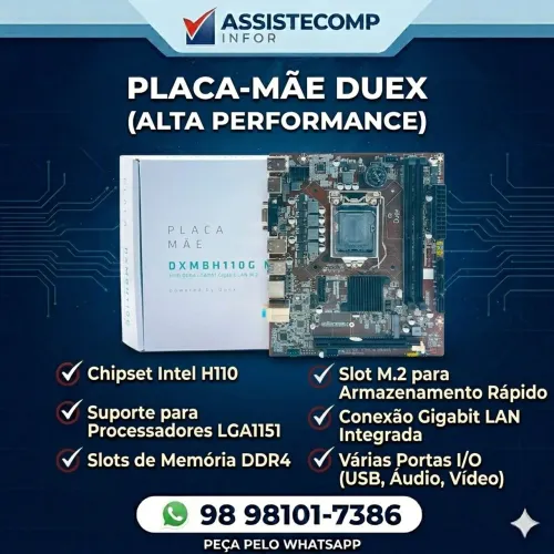 PLACA mãe 1151h110 duex