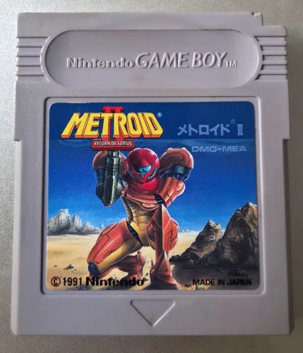 Metroid 2 Return Of Samus Game Boy Original Salvando