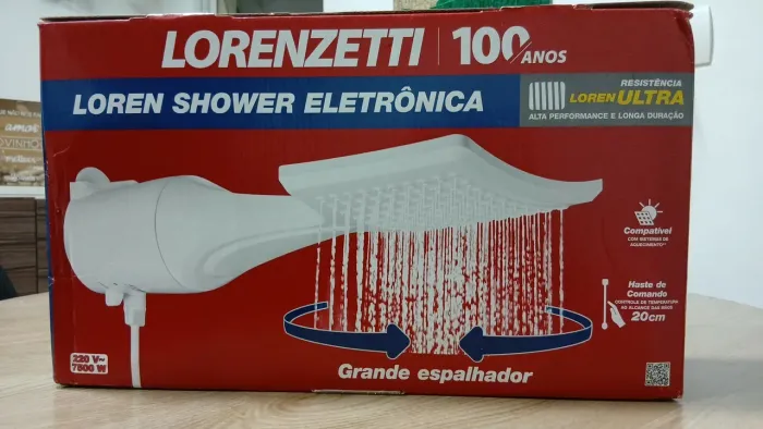 Chuveiro elétrico + interfone novo