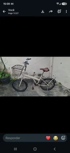 Bicicleta Retro com cestinha