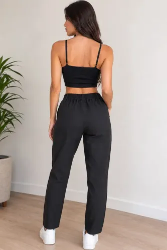Calça Social Feminina Cós Alto M