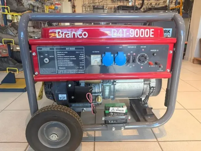 GERADOR BRANCO 9,0 KVA 60HZ 220/127 B4T9000E