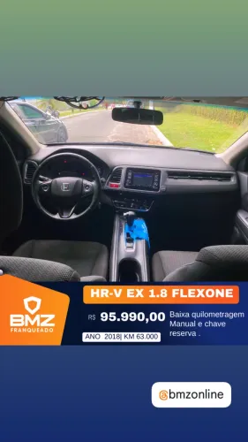 Honda HR-V EX 1.8 Flexone 16V 5P Aut. 2018