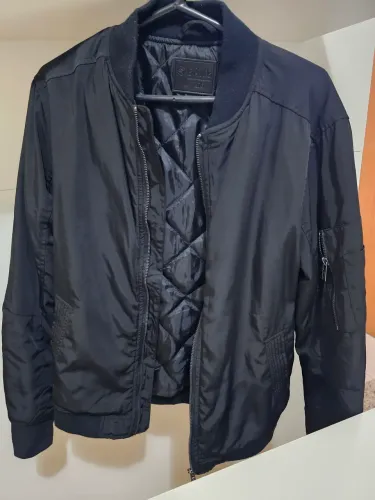 Jaqueta Bomber Masculina Preta Motoqueiro Tamanho P preta