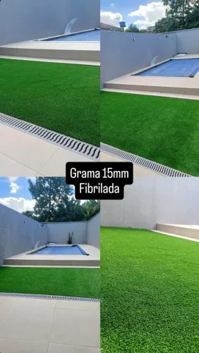 Grama sintética 15mm Unicolor