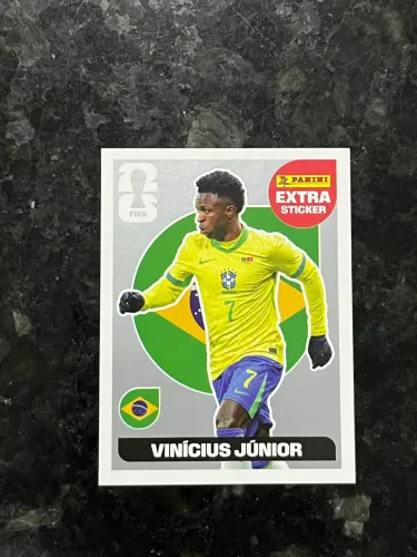 Figurinha Vinicius Júnior Extra Sticker