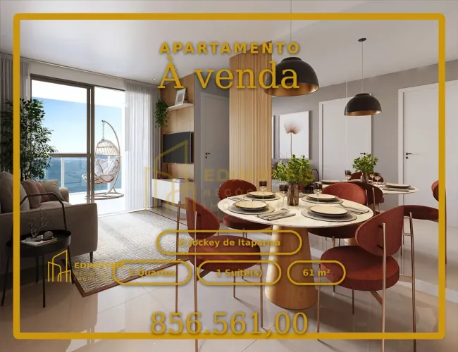 Seu Novo Lar no Jockey de Itaparica: Apartamento Moderno e Sofisticado!