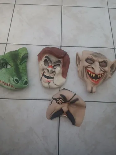 Máscaras de halloween em Latex<br>