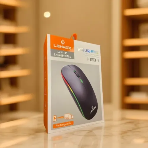 Mouse sem Fio Led RGB Ley-181 LehMox an4