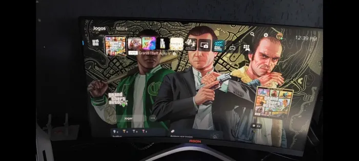 Monitor gamer tela curva
