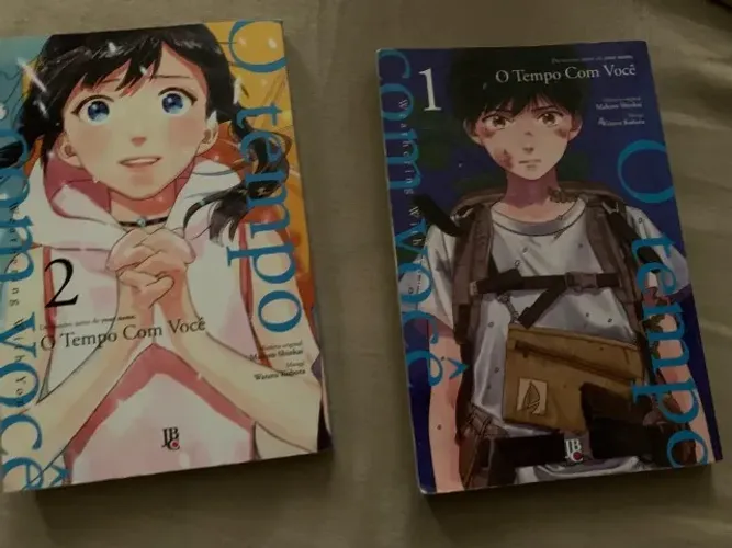 Mangá - O Tempo com você - Vol 1 e 2