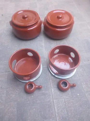 Panela de réchaud cerâmica
