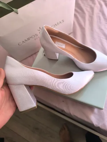Scarpin Branco Durval - noiva