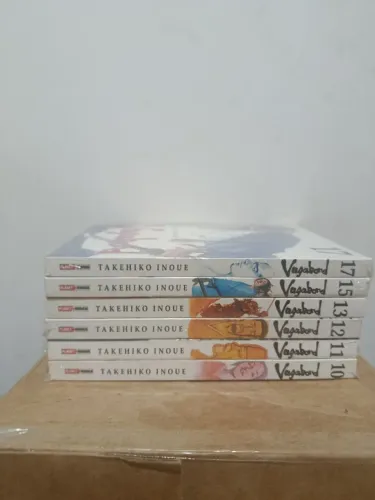 Mangás Vagabond do 10 ao 13 + 15 e 17. Complete a sua coleção.