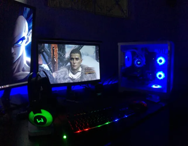 Computador Gamer completo com mesa
