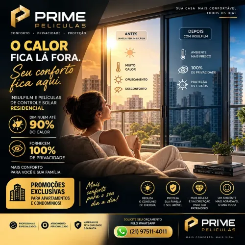 Insulfilm e Películas Jateadas ? Qualidade e Privacidade