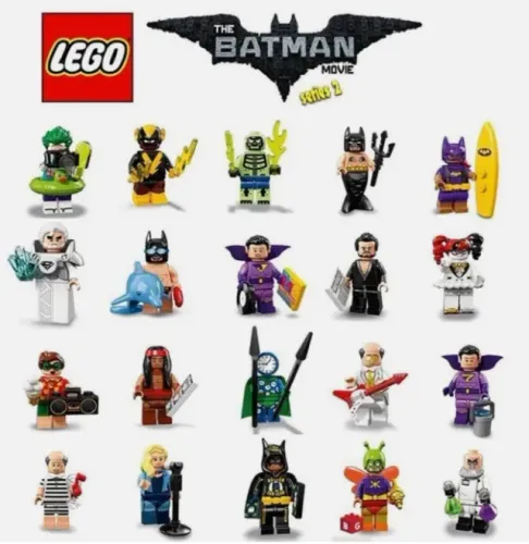 Lego Minifigures 71020 - Batman Movie Series 2 - 20 minifigures completas 