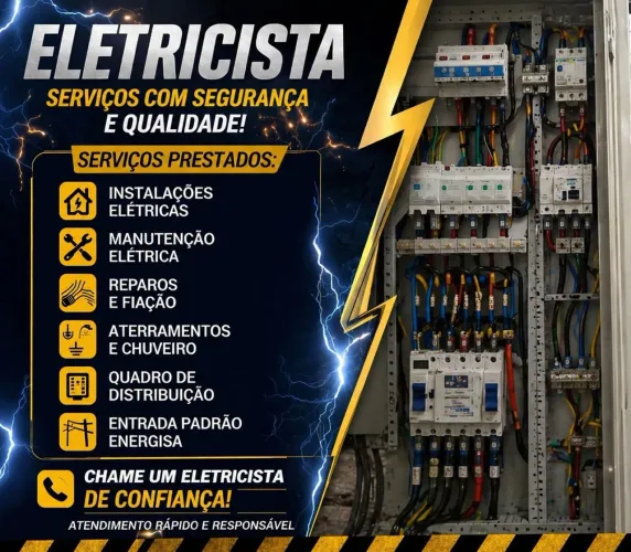 Eletricista 24h | Instalações, Reparos e Padrão Energisa?  