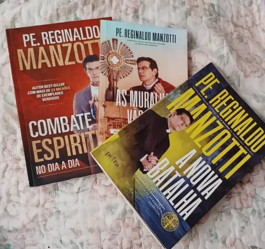 ? Kit com 3 livros do Pe. Reginaldo Manzotti