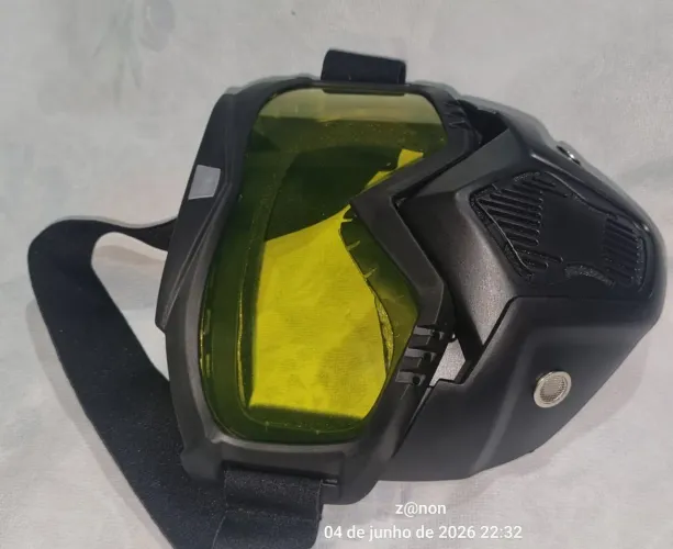 Óculos máscara para capacete 