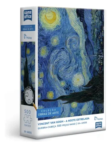 Quebra-cabeça - 500 Peças Nano - Van Gogh: A Noite Estrelada