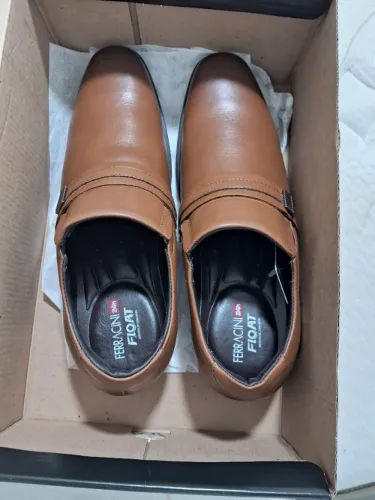 Sapato ferracini marrom 38 novo