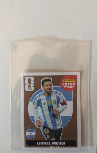 Extra sticker messi bronze 2026