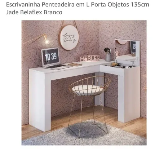 Penteadeira em L