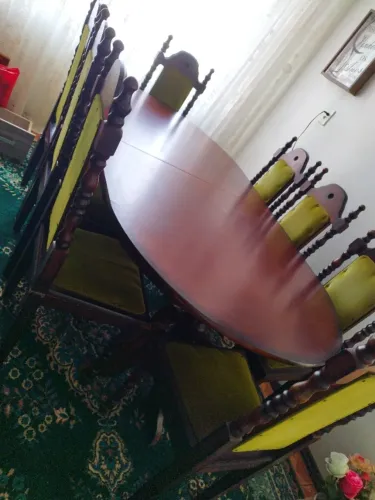 Mesa de Jantar com estante imperial colonial 