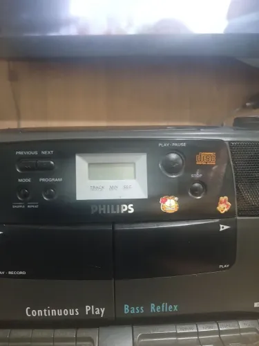 Radio fhilkps cassete duplo