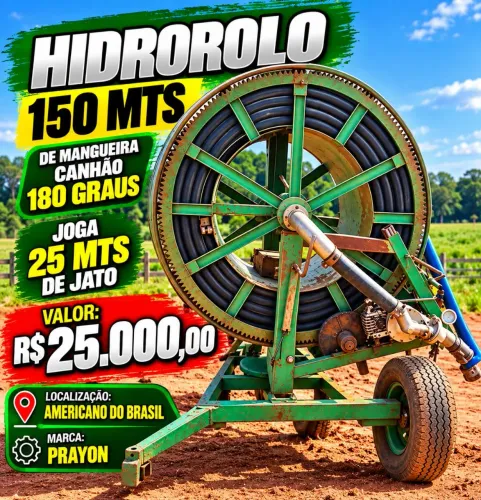 Hidrorolo irrigação