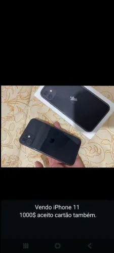 IPhone, 11 fucionando tudo perfeitamente com caixa.
